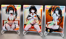 Kurumi Fullart Holo Trainer Sexy Anime Waifu Card Pokemon Karten
