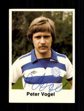 Peter Vogel MSV Duisburg 1977-78 Bergmann Sammelbild Original Sign. +A 229766