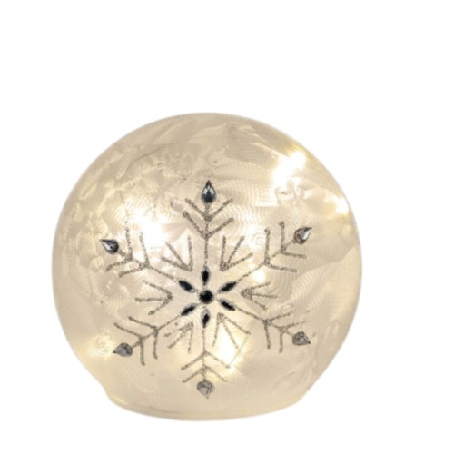 Led deko kugel eiskristall - led,