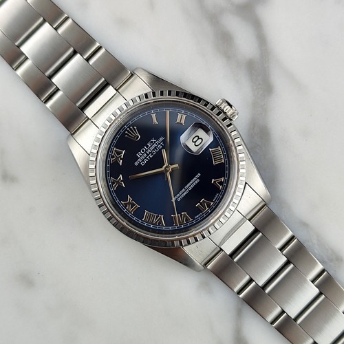 Rolex datejust blue - rolex, 36