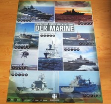 Bundeswehr Riesenposter Marine Schiffe Fregatte Uboot 212a Korvette Bw NATO Bund