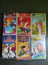 Disney VHS Videokassetten - Konvolut 6 Verschiedene Titel, Kinderfilme