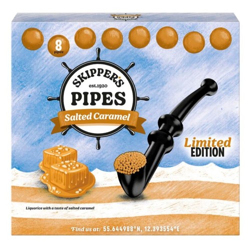 Skippers pipes salted caramel - skippers,