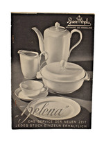 Rosenthal Helena Porzellan Essgeschirr Katalog C.1950s 21.6x15.2cm Brochure