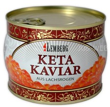 500g Keta Lachs Kaviar Fisch