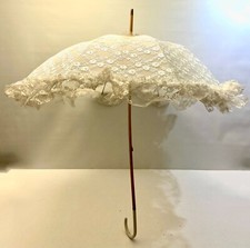 ⚜️ Alter Spitzen Sonnenschirm im  Biedermeier  Stil ⚜️