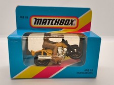 MOTO HONDA HONDARORA GELB SCHWARZ MATCHBOX SUPERFAST MB18 MACAU VON 1981 OVP BOX
