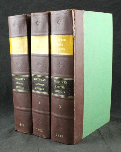 1813 bridgman analytical index - 1813,