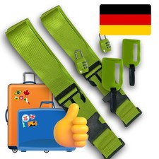 3-er Set Koffergurt mit