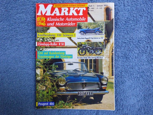 Oldtimer markt 1991 vw - 1/1991,