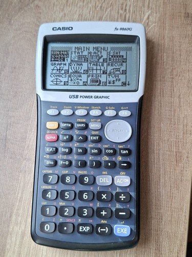 Casio 9860g usb power - casio,