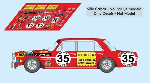 Decals mercedes 300 - 300, 6.8