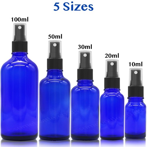 Blauglas sprühflasche schwarz - sprühflasche,