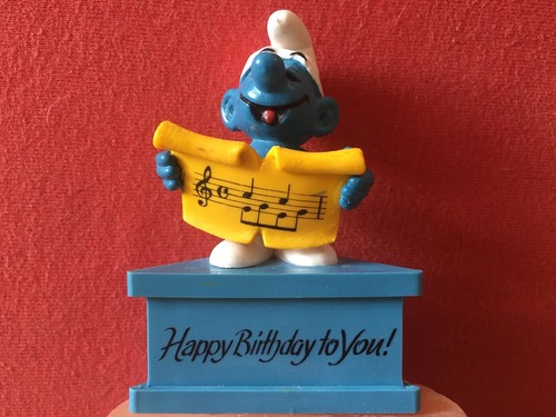 Sänger schlumpf geburtstag - schlumpf,