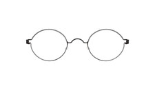 Lindberg AIR TITANIUM RIM CORONA U9 BLACK 44mm Brille Fassung
