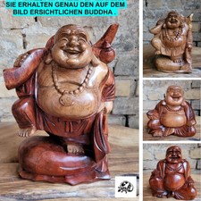 Buddha Holzfigur sitzend