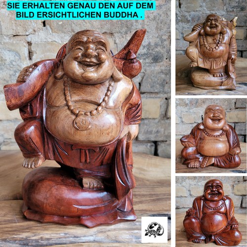 Buddha holzfigur sitzend - holzfigur,