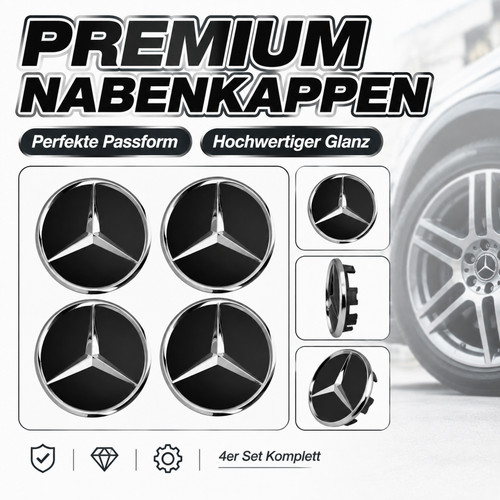 Radnabendeckel 60mm - 4x,