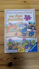 2x Ravensburger Kinderpuzzle - my first puzzle mit 2,4,6,8 Teilen