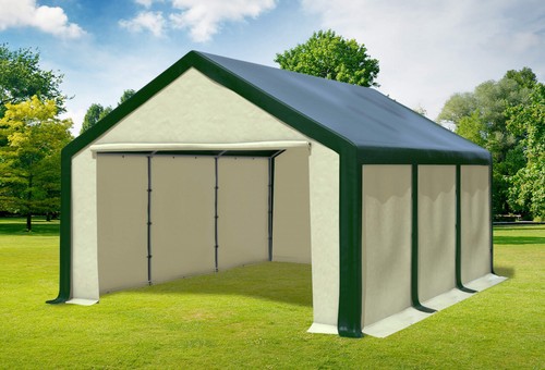 Partyzelt 4x6m grün - 4x6m,