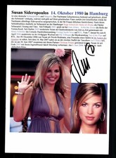 Susan Sideropoulos Foto Original Signiert ## BC G 28167