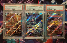 Entei & Raikou & Suicune - PSA 10 - s12a #213, #215, #218 - japanisch