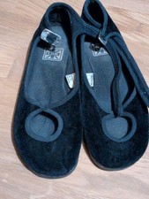 Gothic Punk ... schwarze Halbschuhe Ballarina von T.U.K. in Gr. 37 kaum getragen