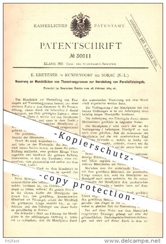 Original patent kretzner - e.,