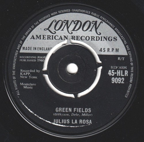 Julius rosa green fields - julius, 7"