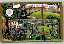 13453199 - 3400 Zerbst Schuetzenfest Schiessstand Zielscheibe Schuetzenhaus
