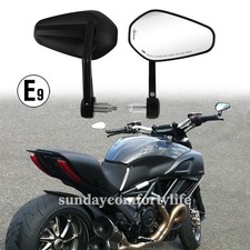 2X Motorrad Lenkerendenspiegel