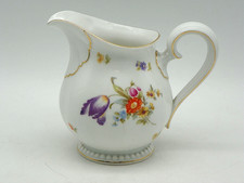 Milchkännchen H 12,2 cm von Rosenthal Bunte Blume Perlrand, wie Sommerstrauß