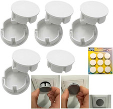 9 Stück STECKEL weiß