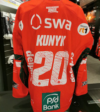GAME WORN TRIKOT HOCKEY IS DIVERSITY #20 KUNYK Augsburger Panther 2025-26