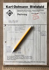 Karl Ostmann Bielefeld 20.8.1942 Rechnung Gewürze Tee Werbung Reklame 1452