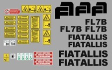 Fiat Allis FL7B Decals