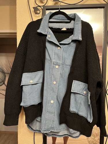 Neu jeans strick jacke - neu,