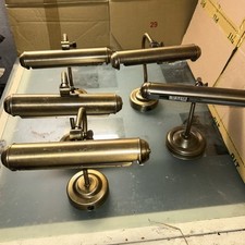 Bilderleuchte Elle  Vintage Antik Bilderwandleuchte Massives Messing 5 Stuck