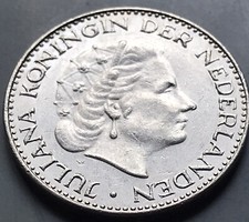 1 Gulden 1967 Niederlande ?? JULIANA KONINGIN DER NEDERLANDEN KM# 184a