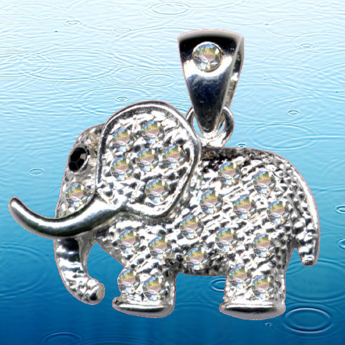 Elefant anhänger i - anhänger, echt