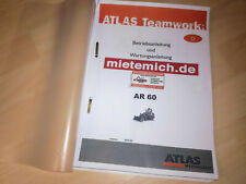Betriebsanleitung Bedienungsanleitung Wartungsanleitung ATLAS AR 60 Ausgabe 2010