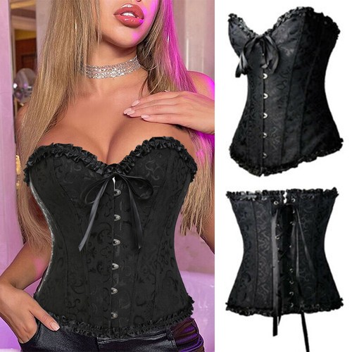 Sexy damen korsett mit - damen-korsett,