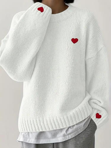 Pullover mit überschnittenen