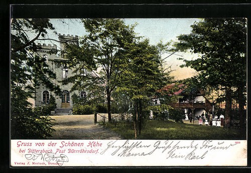 Ansichtskarte dittersbach - ansichtskarte,