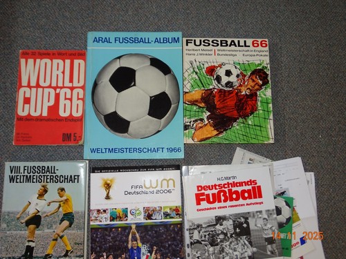 Sechs fußball bücher aral - sechs,