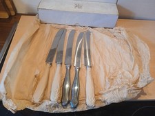 5 Messer WMF Nirosta neu in Papier + OVP und 3 Löffel WMF 90 er Auflage versilbe