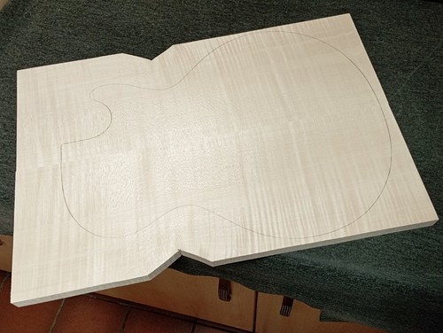 Flamed maple topset - flamed,