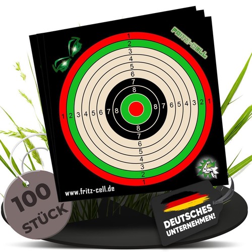100 zielscheibe 17x17 - 100,