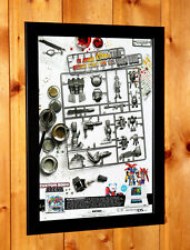  Custom Robo Arena Nintendo DS NDS Old Rare Promo Poster / Ad Art Artwork Framed