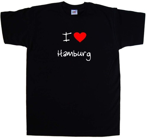 Love heart hamburg - hamburg, t-shirt